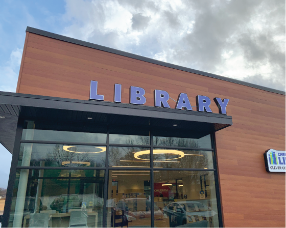 Outside of the Clever branch.