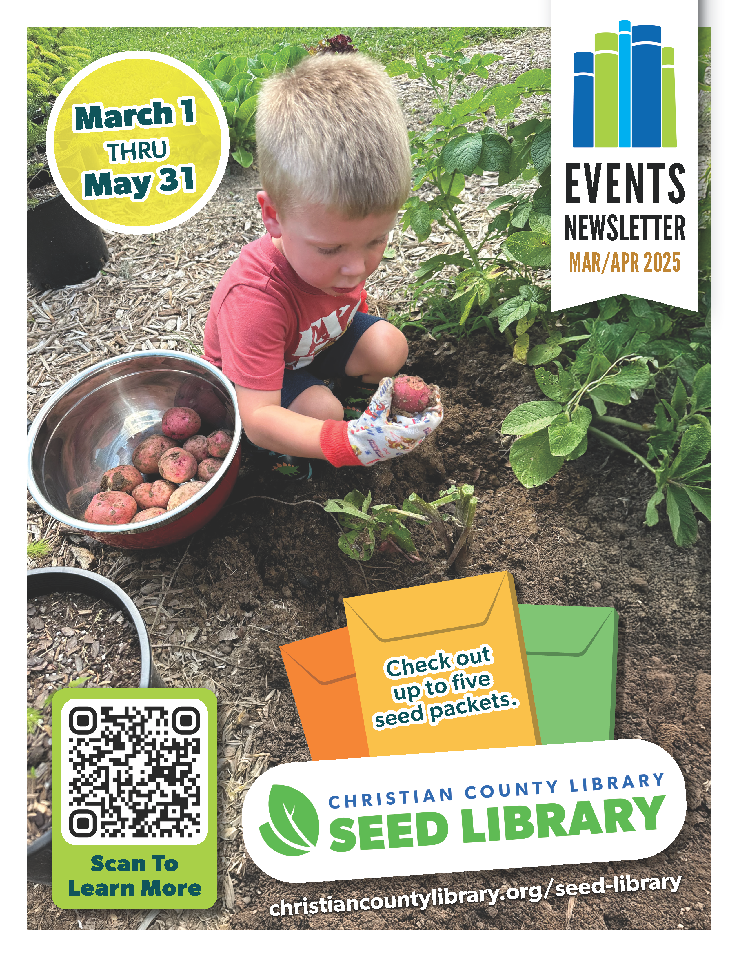 March to April Newsletter cover.