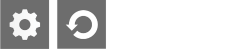 Icons to change settings and reset.