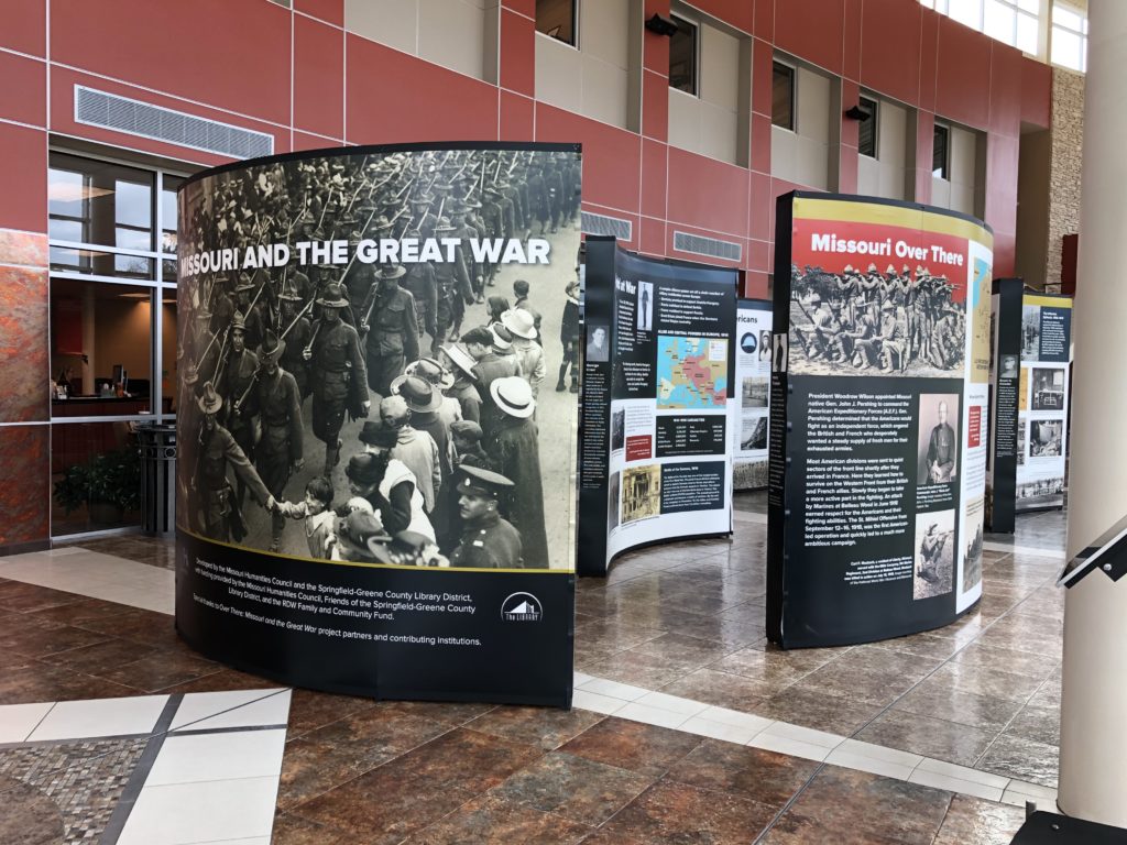 Missouri and the Great War exhibit at OTC Richwood Valley Campus
